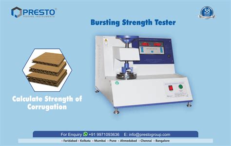 Bursting Tester vendor|Bursting Strength Tester Manufacturer .